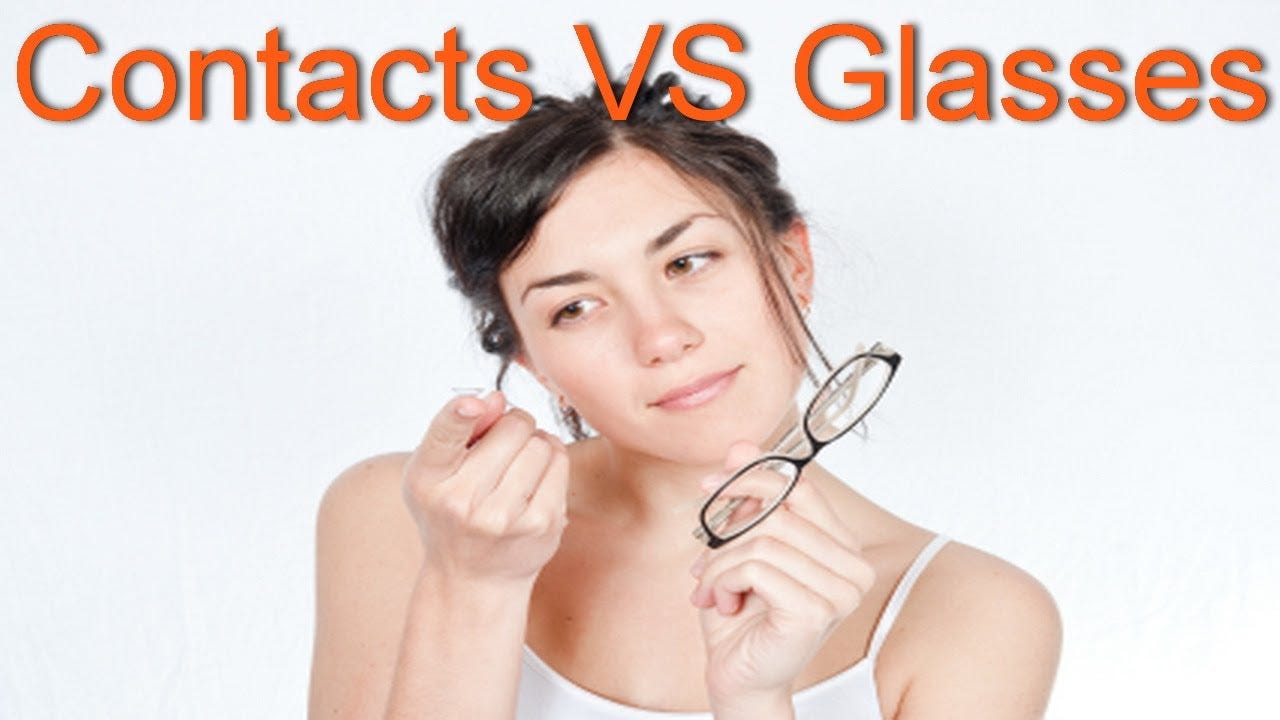 Contact Lenses Vs Eyeglasses