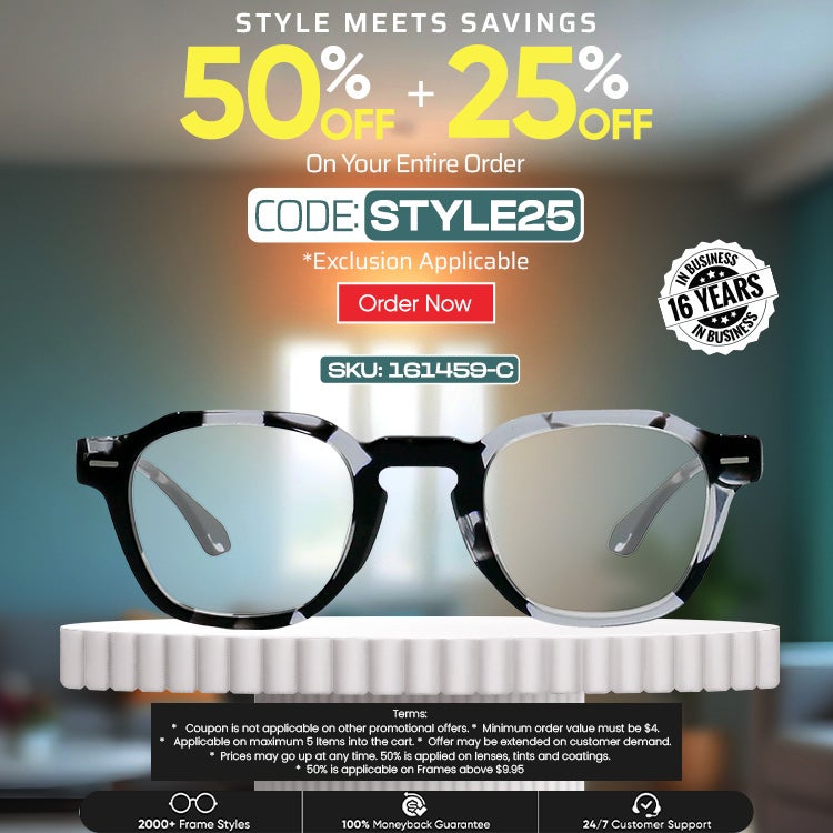 50% OFF + 25% OFF On The Entire Order CODE: STYLE25