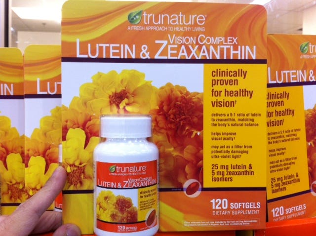 Supplements for Lutein and Zeaxanthin