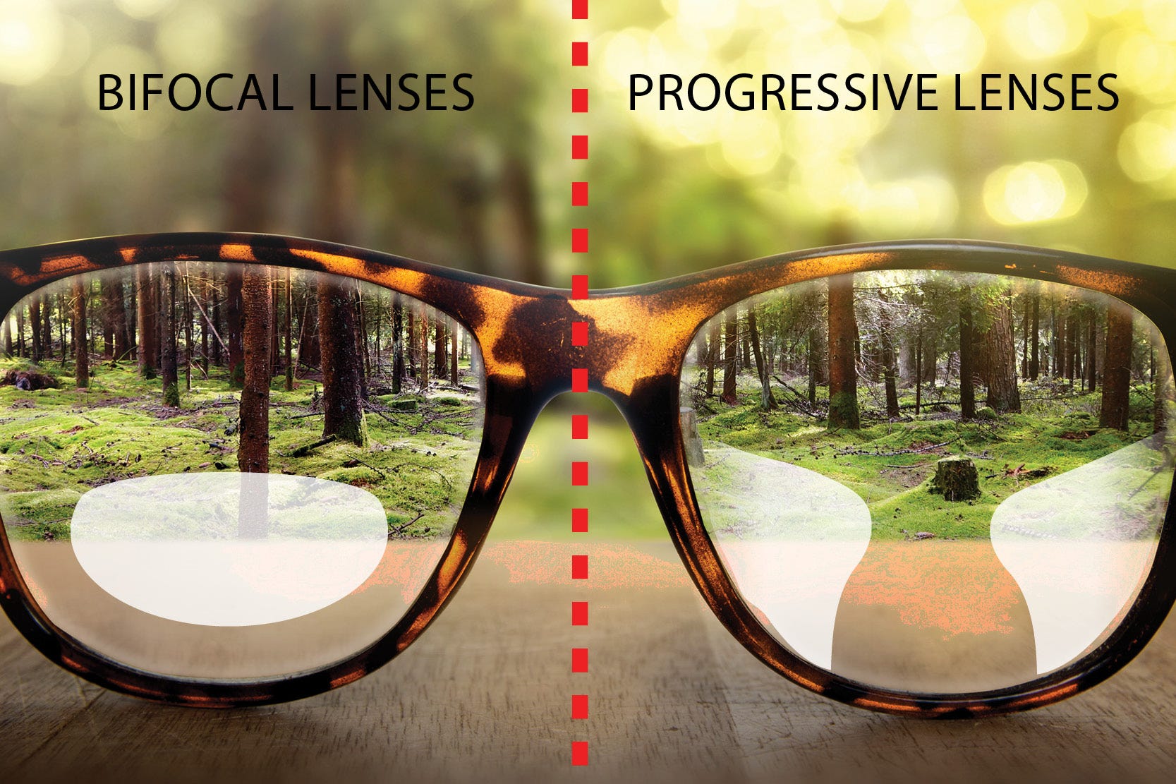Progressive Lenses Versus Bifocals Lenses