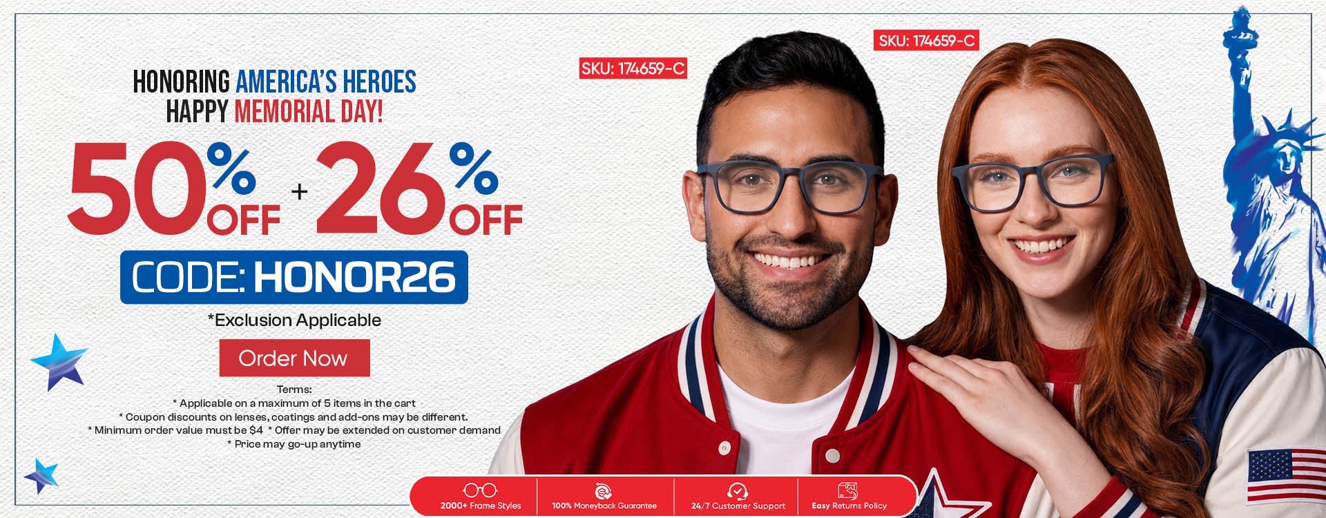 50% OFF + 25% OFF On The Entire Order CODE: SALE25