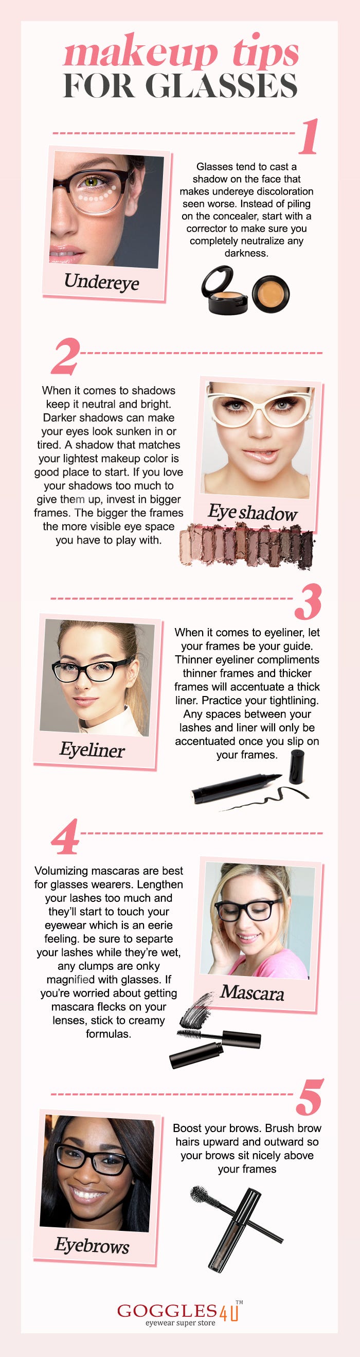 Makeup Tips For Girls Wearing Glasses