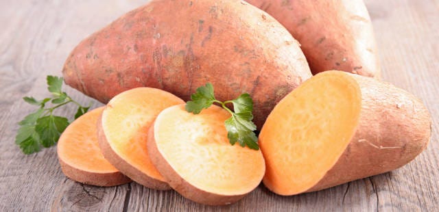 Sweet Potatoes for healthy eyes